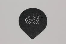 Laden Sie das Bild in den Galerie-Viewer, Kaffeeschablone Regenbogen Motiv